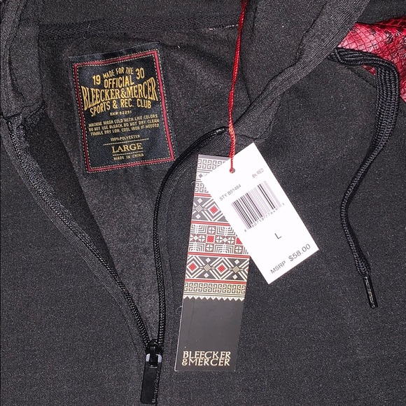 Men’s Faux Snake Hoodie - Picture 3 of 4